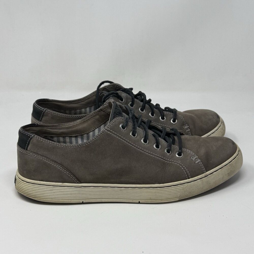 Sperry Gold Cup Sport Shoes Sneakers Mens 9.5 M Gray Leather Casual Lace Up